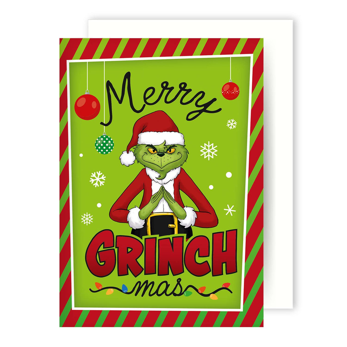 Weihnachtskarte - Grinch - Merry Grinchmas