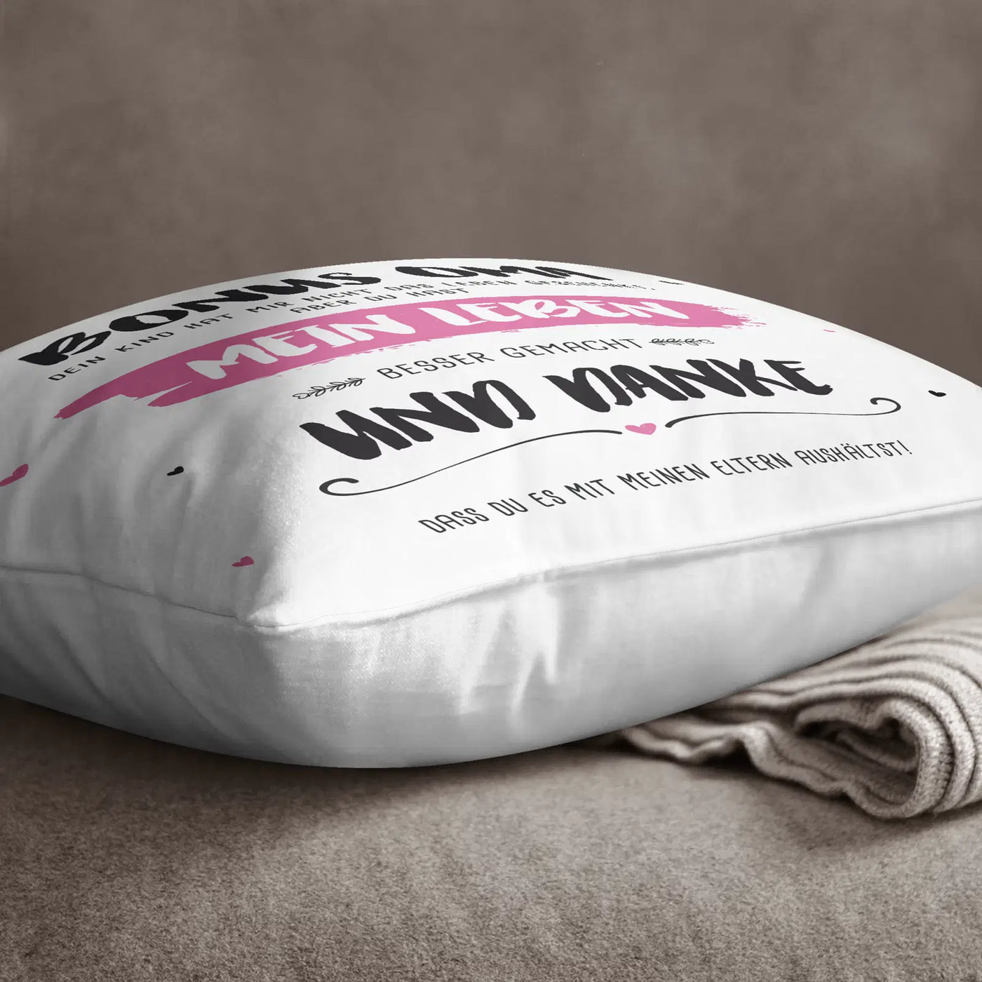 Kissen - Bonus Oma, du hast mein Leben besser gemacht