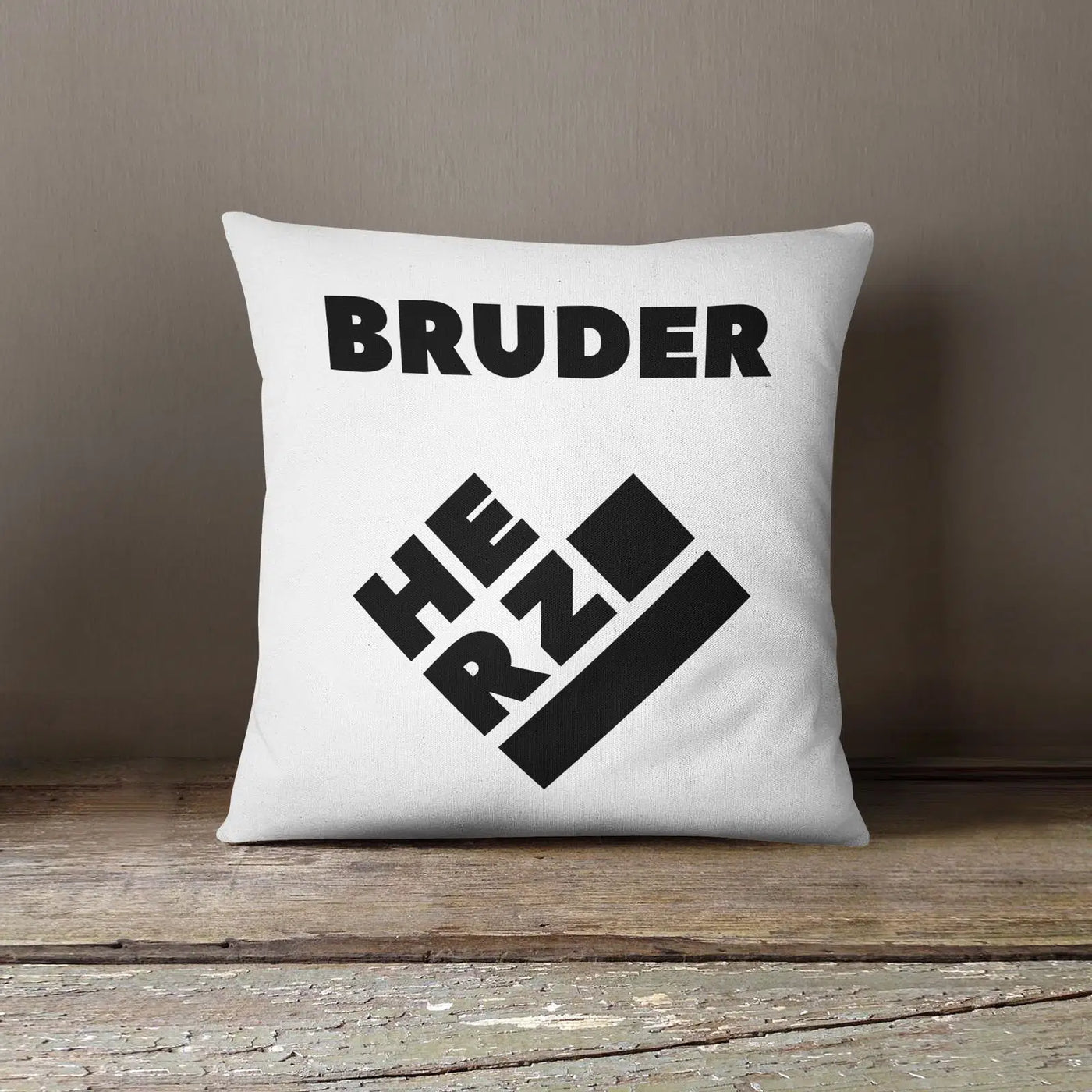 Bild: Kissen - Bruder-Herz Geschenkidee