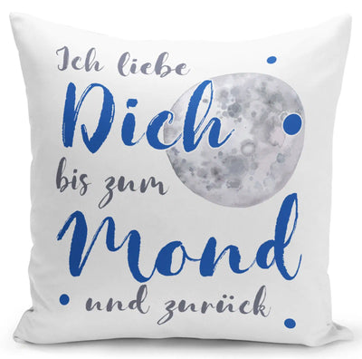 Bild: Kissen - Ich liebe Dich bis zum Mond und zurück Geschenkidee