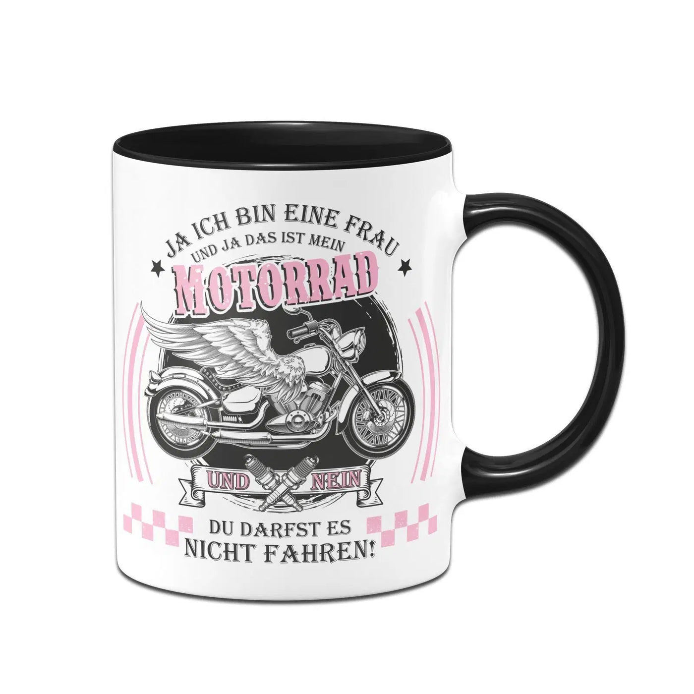 Bild: Tasse - Ja ich bin eine Frau und ja das ist mein Motorrad Geschenkidee