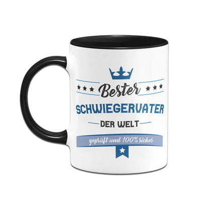 Tasse - Bester Schwiegervater der Welt geprüft und 100% sicher