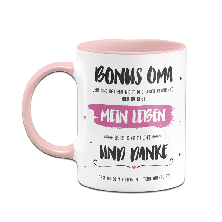 Spruchreif | Soft-Touch Tasse Grau Bonus Opa – Beidseitig Gravierte Tasse Mit Liebevollem Spruch | Persönliches Geschenk Für Bonus-Opas & Herzensmenschen | 350 Ml