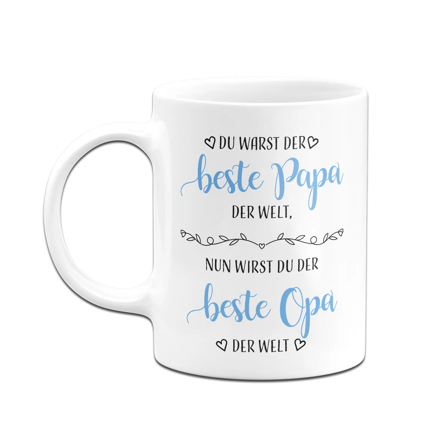 Tasse - Du warst der beste Papa der Welt, nun wirst du der beste Opa der Welt