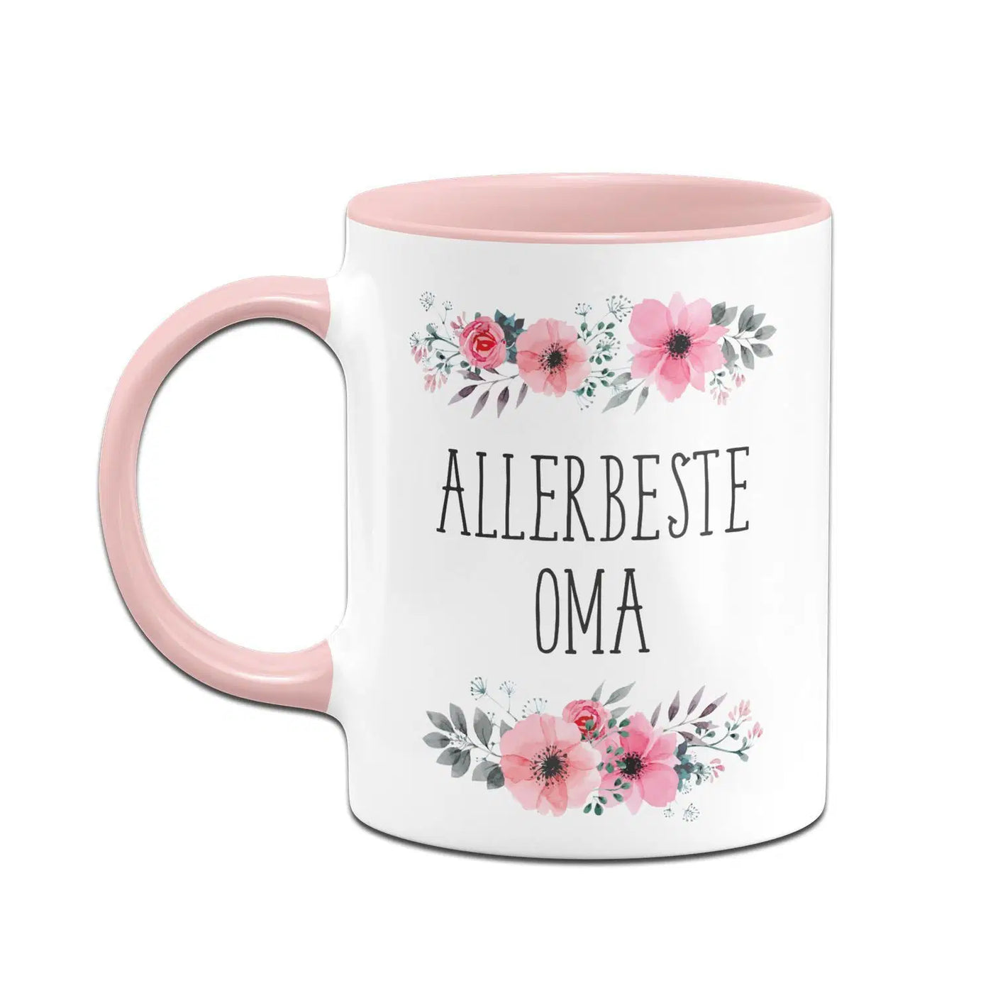 Bild: Tasse - Allerbeste Oma - blumig Geschenkidee