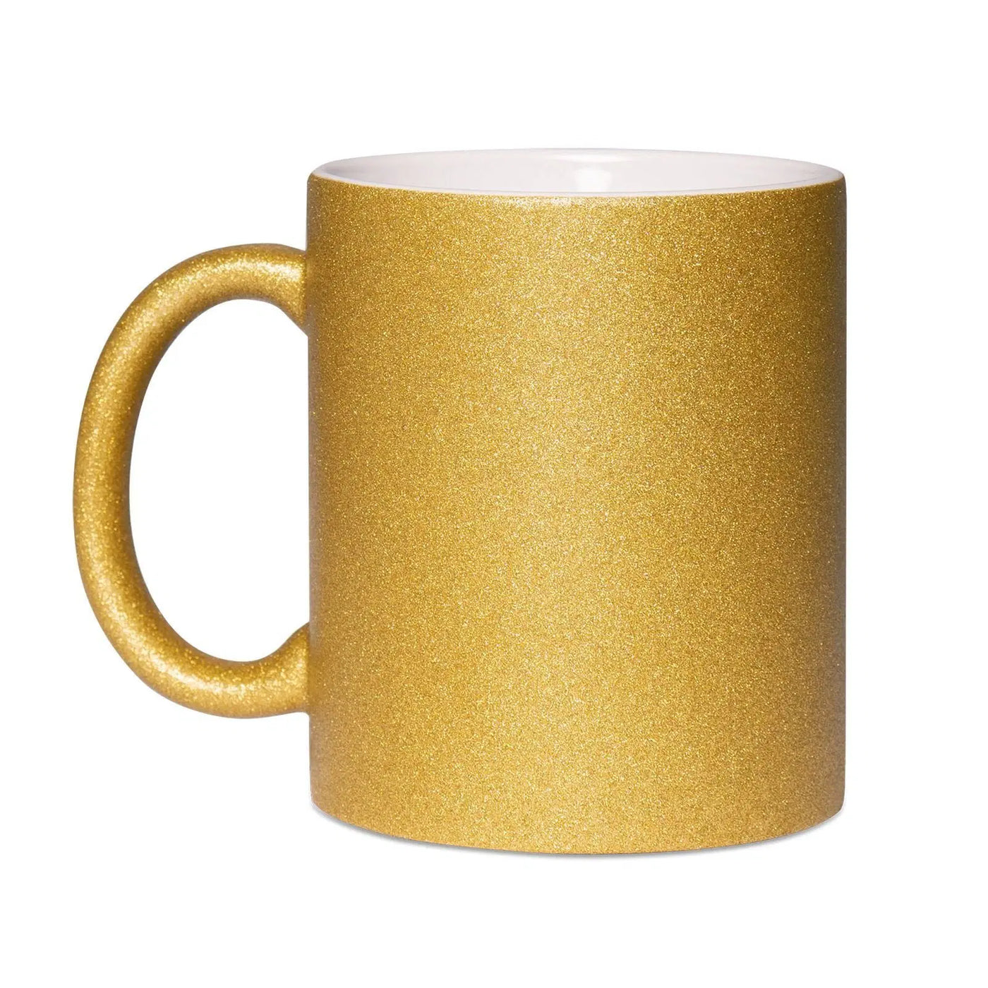 Bild: Glitzertasse Gold Geschenkidee