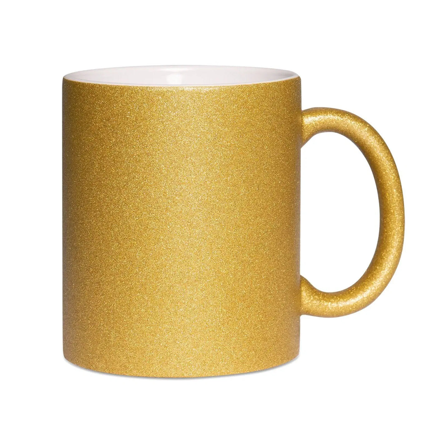 Bild: Glitzertasse Gold Geschenkidee