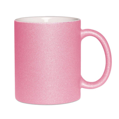 Bild: Glitzertasse Rosa Geschenkidee