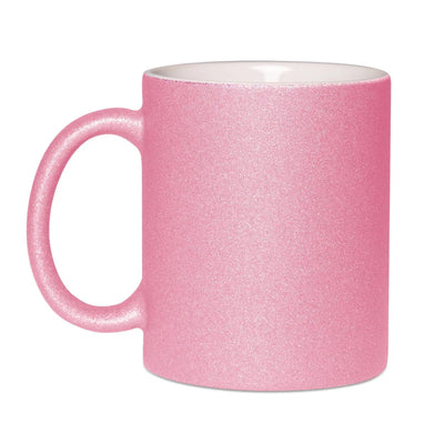 Bild: Glitzertasse Rosa Geschenkidee