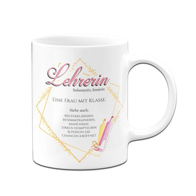Bild: Tasse - Definition Lehrerin Geschenkidee