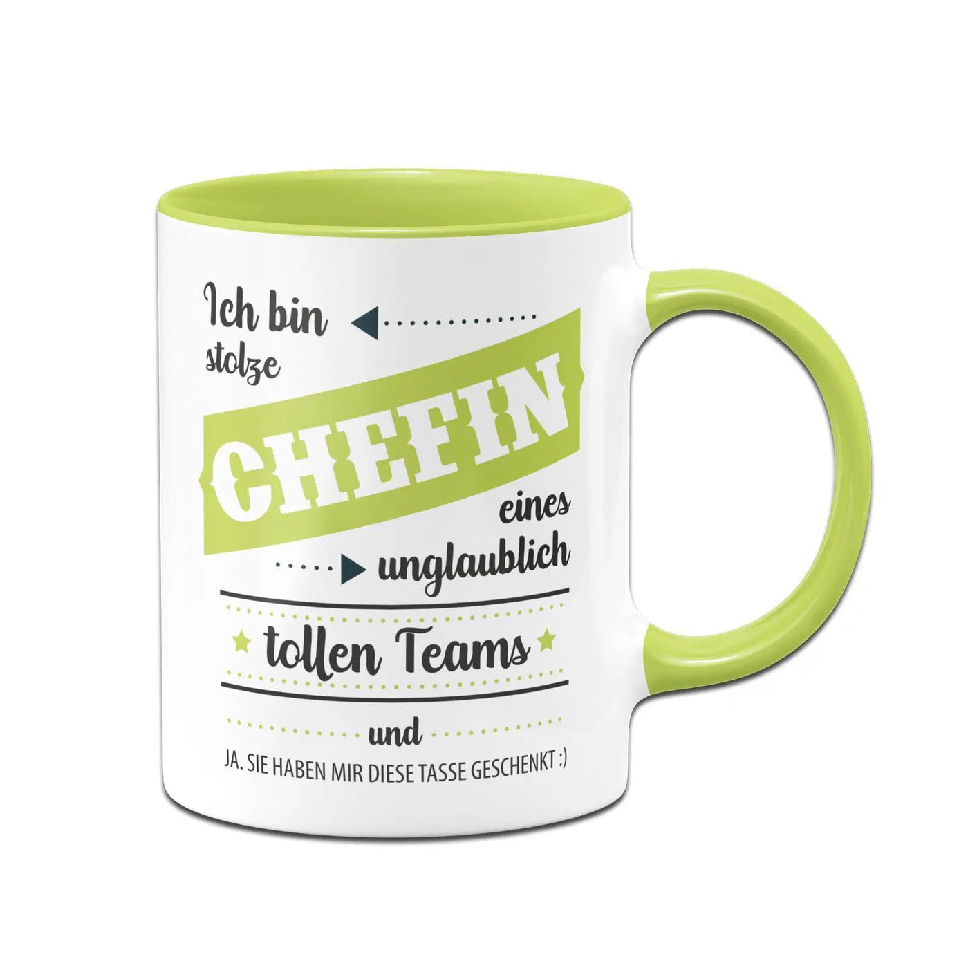 Bild: Tasse - Ich bin stolze Chefin eines unglaublich tollen Teams und ja sie haben mir diese Tasse gesche Geschenkidee