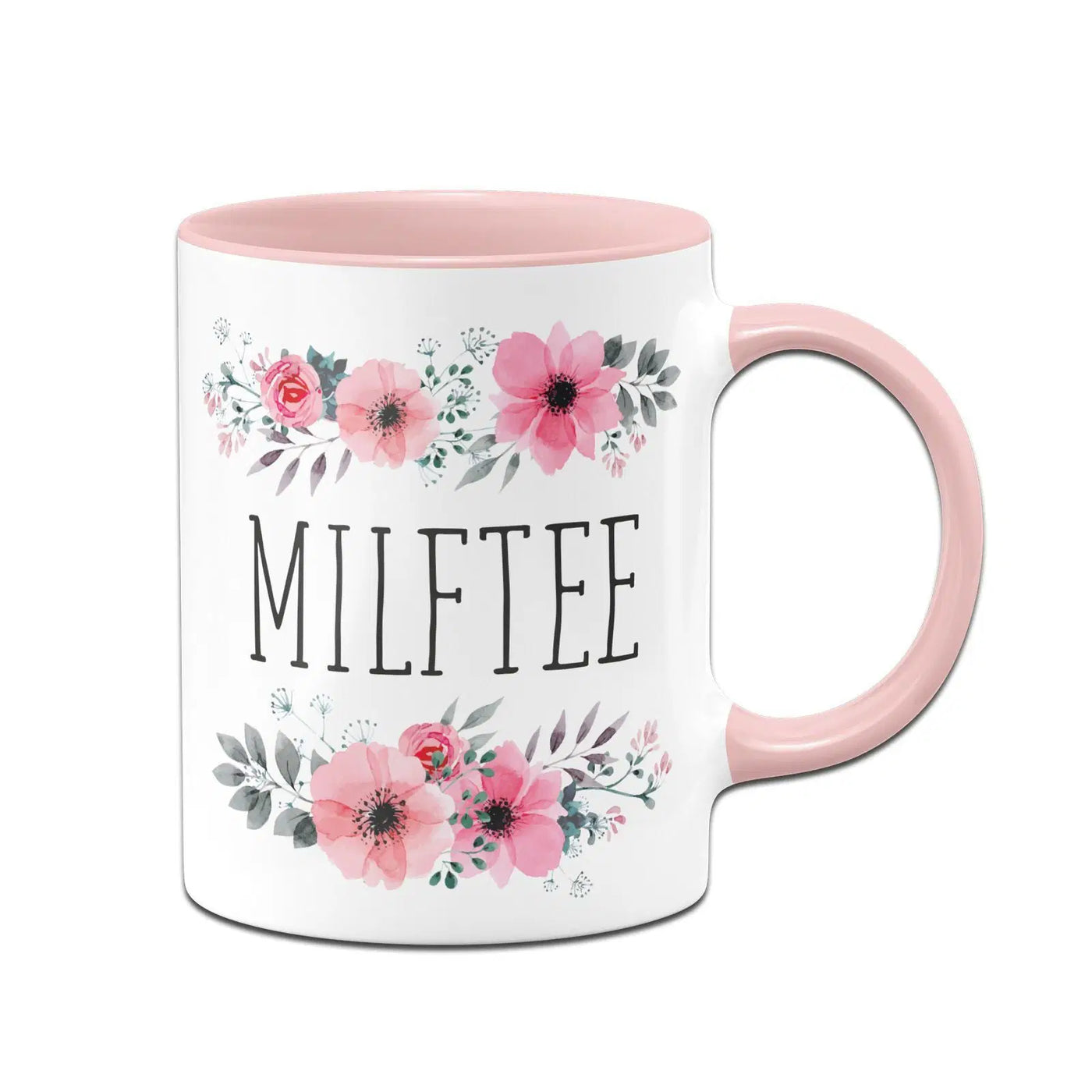Bild: Tasse - Milftee - blumig Geschenkidee