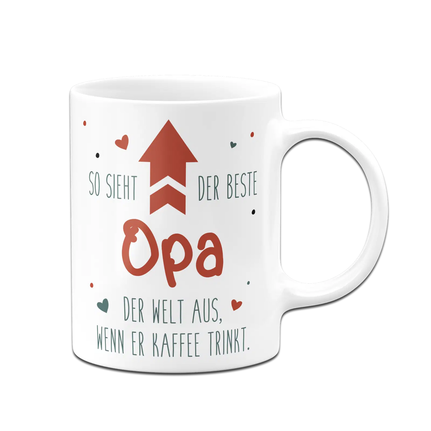 Tasse - So sieht der beste Opa der Welt aus, wenn er Kaffee trinkt.