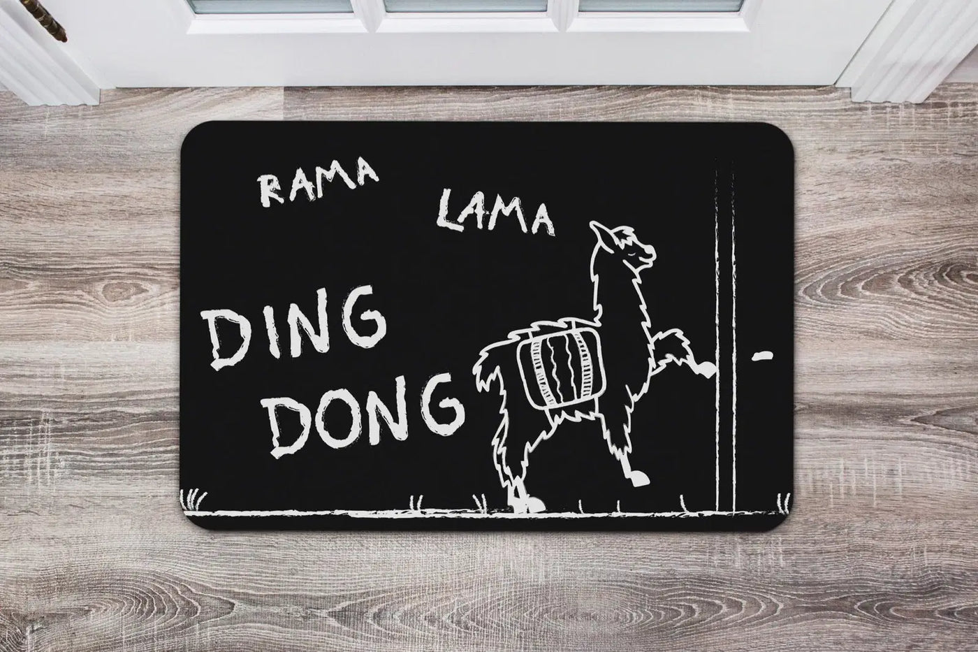 Bild: Fußmatte - Rama Lama Ding Dong Geschenkidee