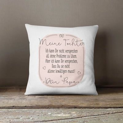 Bild: Kissen - Meine Tochter, Dein Papa Geschenkidee