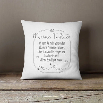 Bild: Kissen - Meine Tochter, Dein Papa Geschenkidee