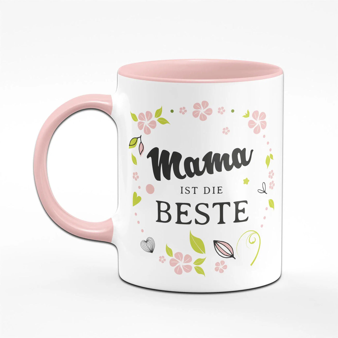 Bild: Tasse - Mama ist die Beste rosa Geschenkidee