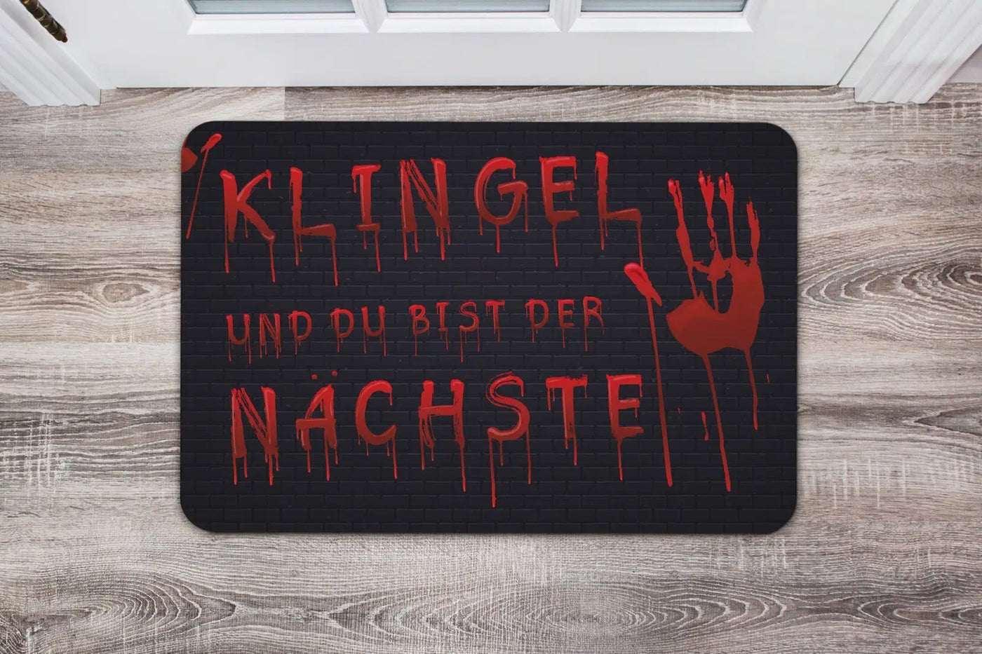 Bild: Fußmatte - Klingel und du bist der Nächste Geschenkidee