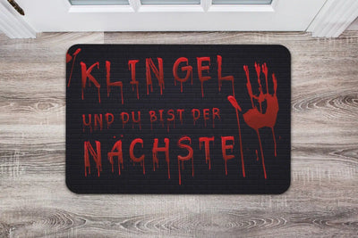 Bild: Fußmatte - Klingel und du bist der Nächste Geschenkidee