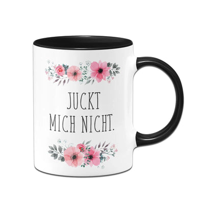 Bild: Tasse - Juckt mich nicht - blumig Geschenkidee