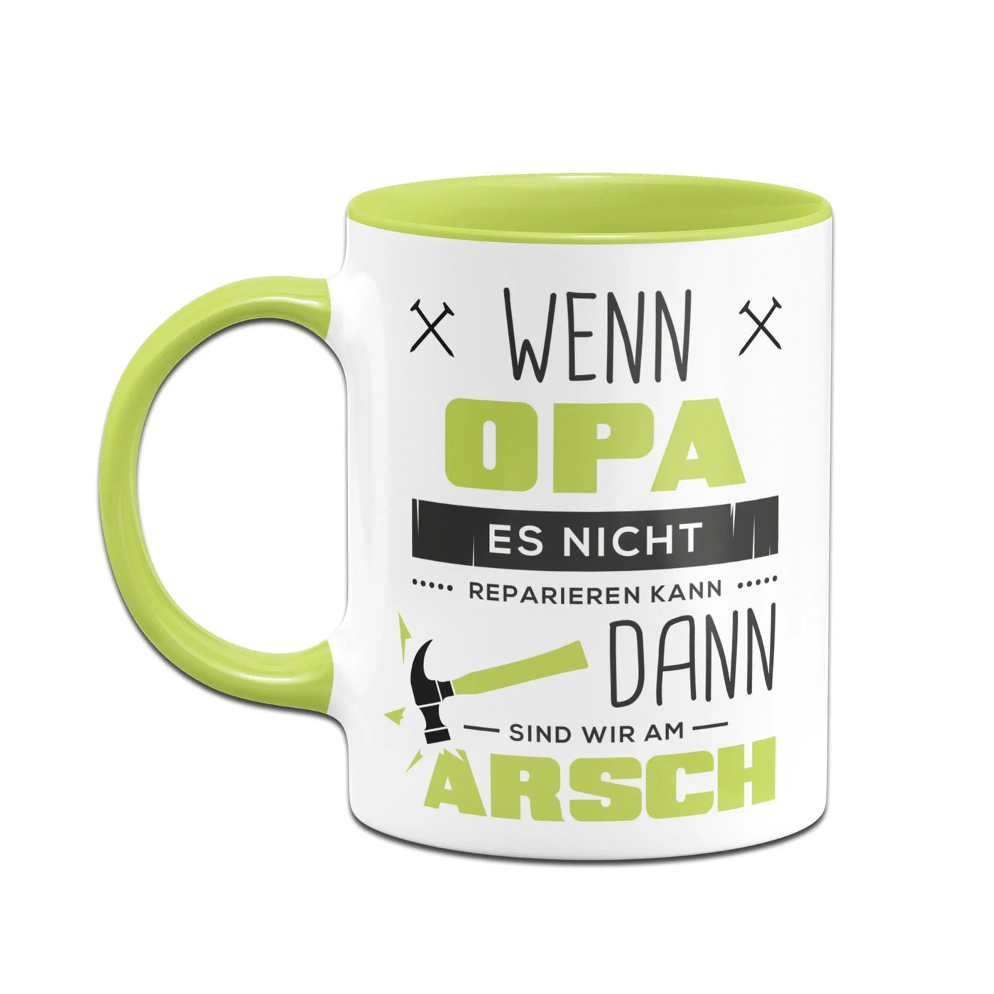 Bild: Tasse - Wenn Opa es nicht reparieren kann sind wir am Arsch Geschenkidee