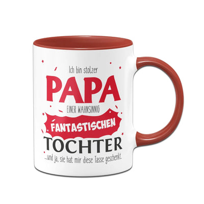 Bild: Tasse - Stolzer Papa einer fantastischen Tochter Geschenkidee