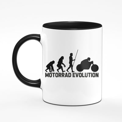 Bild: Tasse - Motorrad Evolution Geschenkidee