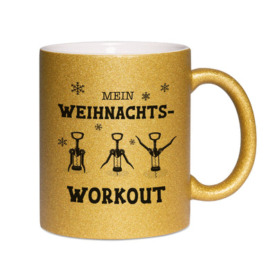 Bild: Glitzertasse - Mein Weihnachtsworkout Geschenkidee