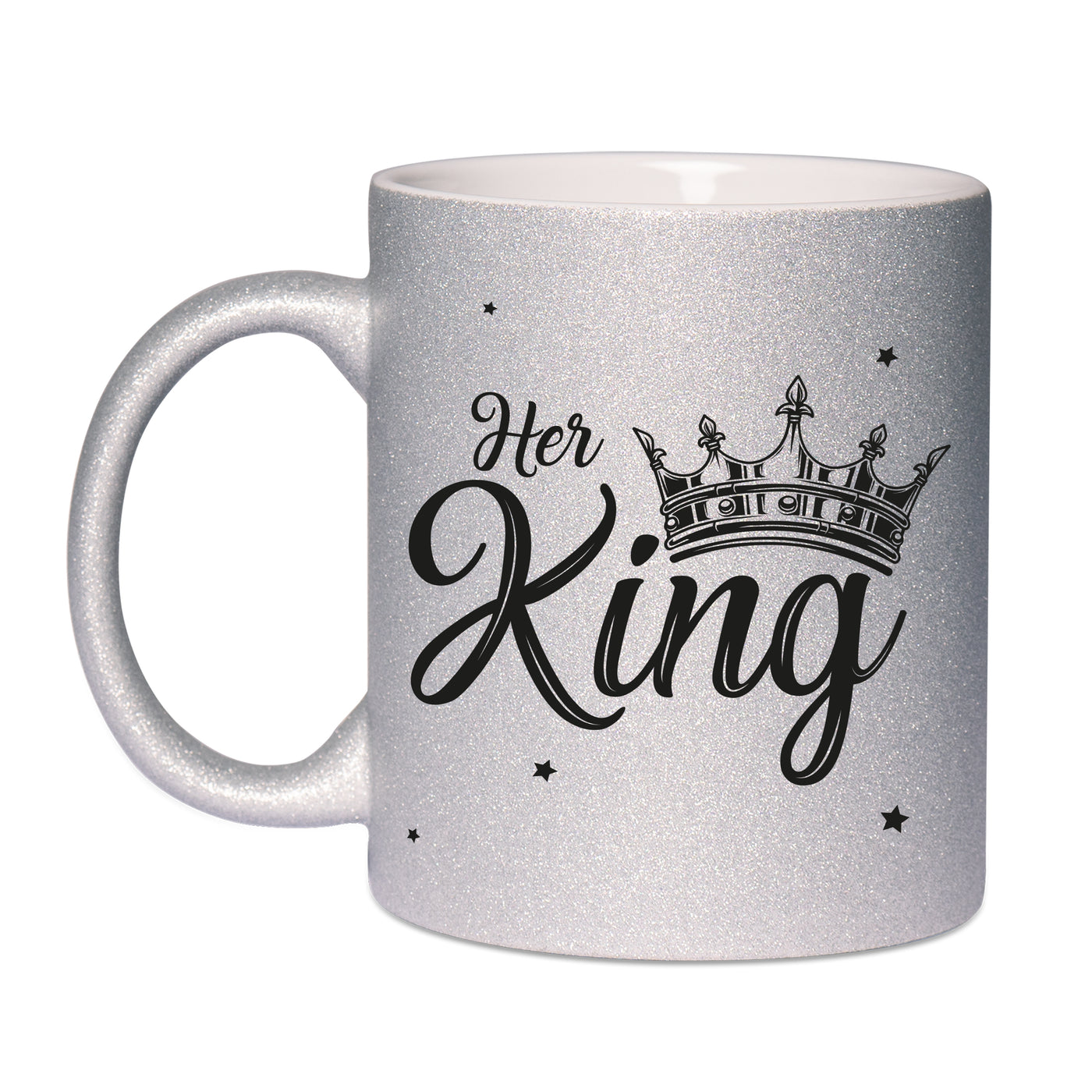 Bild: Glitzertasse - Her King & His Queen Geschenkidee