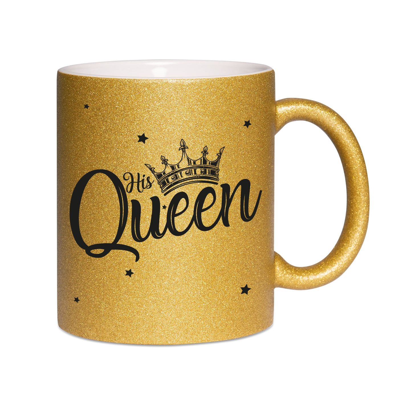 Bild: Glitzertasse - Her King & His Queen Geschenkidee