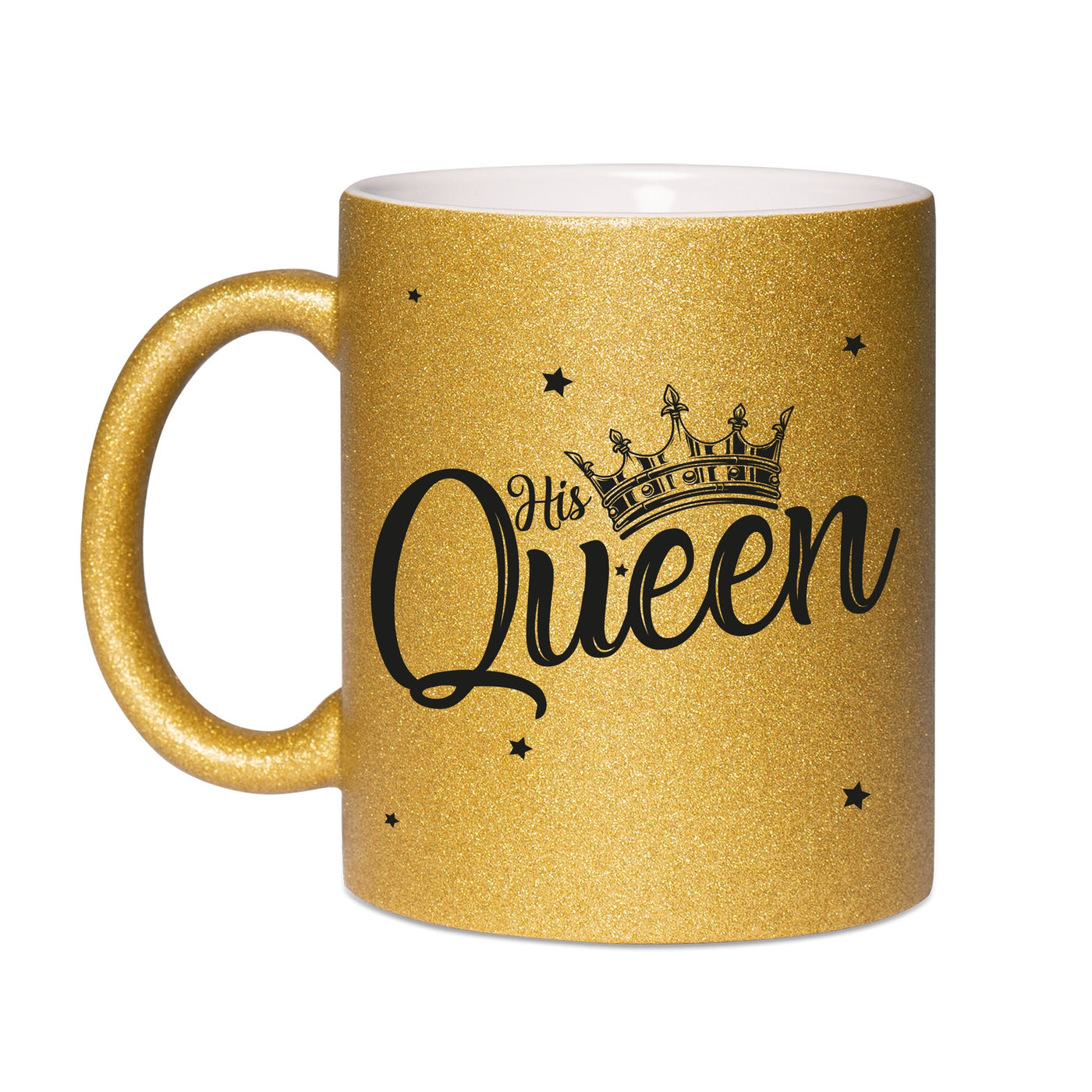 Bild: Glitzertasse - Her King & His Queen Geschenkidee