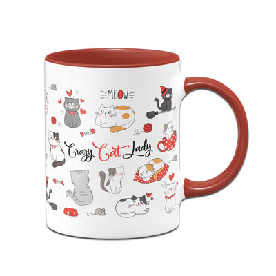 Bild: Tasse - Crazy Cat Lady (Rundumdruck) Geschenkidee