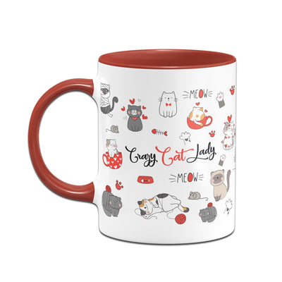 Bild: Tasse - Crazy Cat Lady (Rundumdruck) Geschenkidee