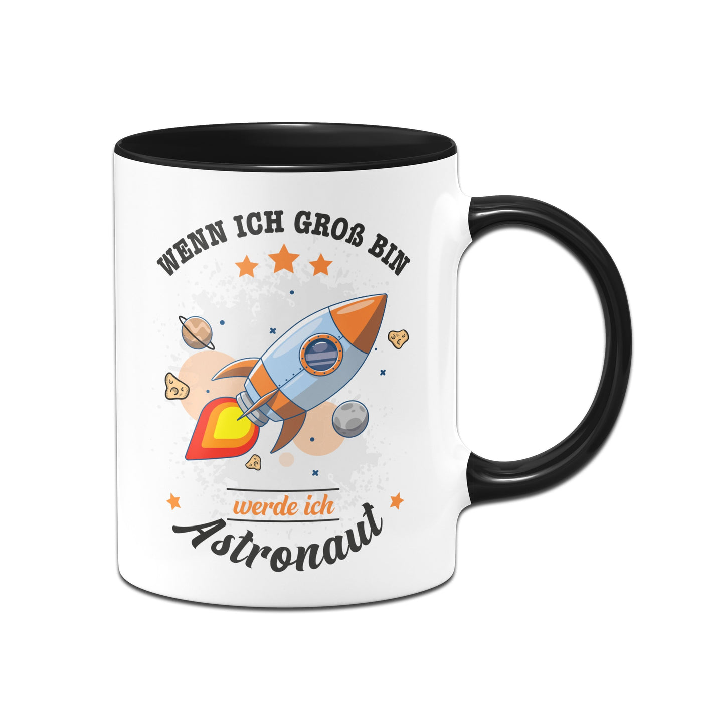 Bild: Kinder-Tasse - Wenn ich groß bin, werde ich Astronaut. Geschenkidee