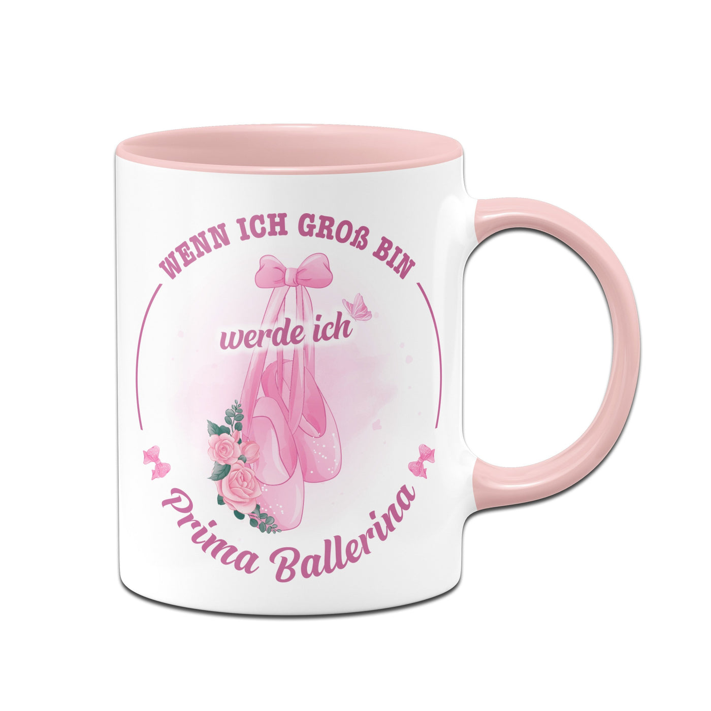 Bild: Kinder-Tasse - Wenn ich groß bin, werde ich Prima Ballerina. Geschenkidee