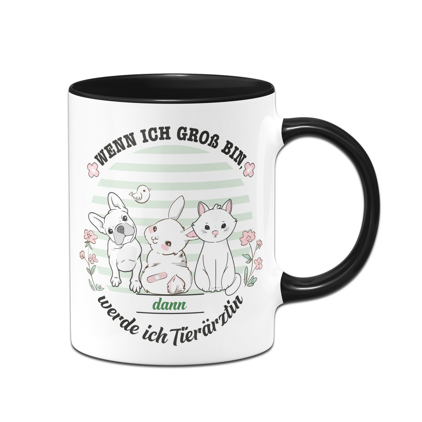 Bild: Kinder-Tasse - Wenn ich groß bin, werde ich Tierärztin. Geschenkidee