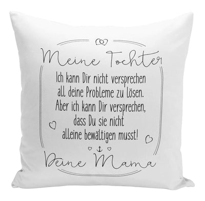 Bild: Kissen - Meine Tochter, Deine Mama Geschenkidee