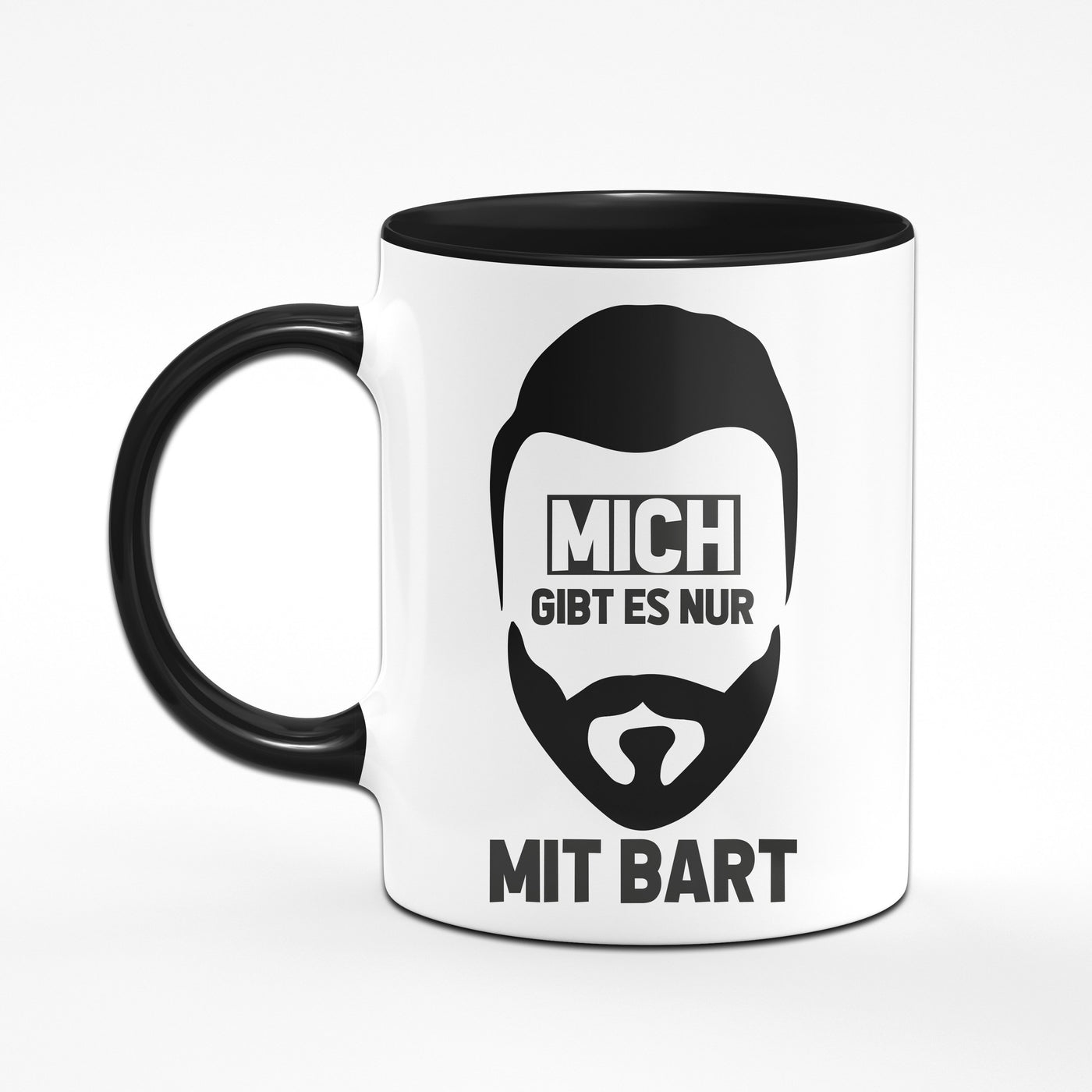 Bild: Tasse - Mich gibt es nur mit Bart Geschenkidee