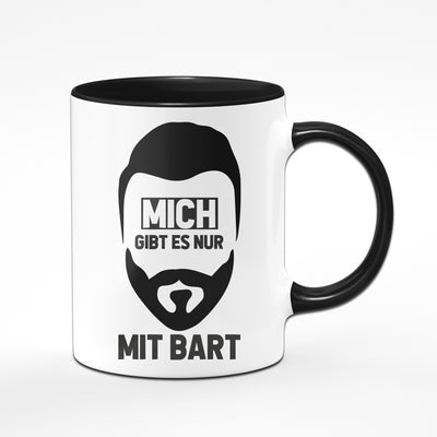Bild: Tasse - Mich gibt es nur mit Bart Geschenkidee