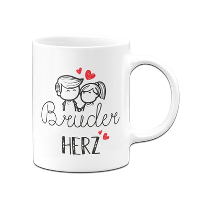 Bild: Tasse - Bruderherz (mit Gesicht) Geschenkidee