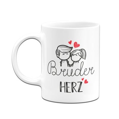 Bild: Tasse - Bruderherz (mit Gesicht) Geschenkidee