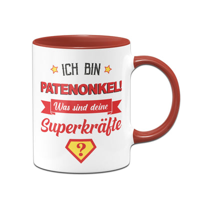 Bild: Tasse - Ich bin Patenonkel! Was sind deine Superkräfte? Geschenkidee