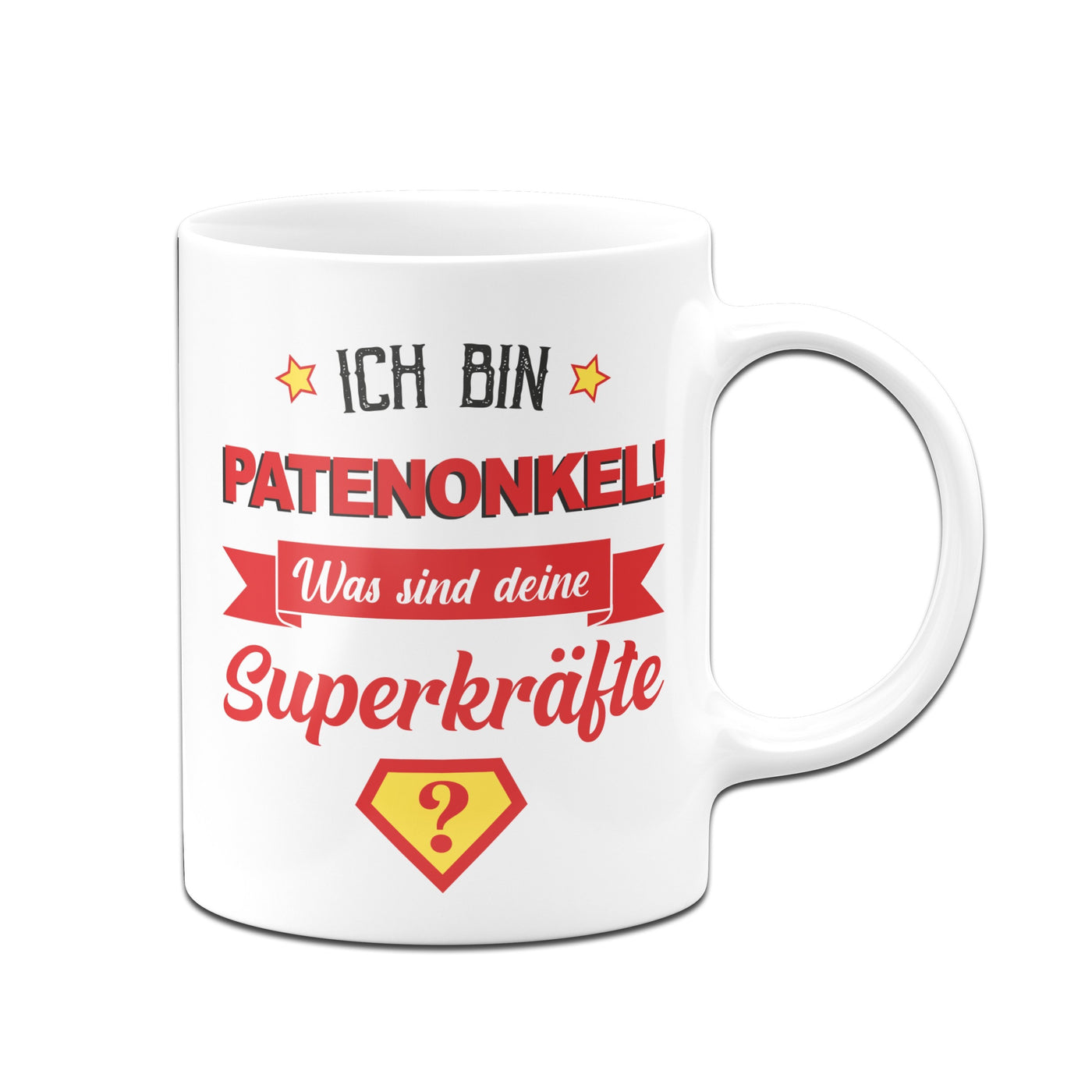 Bild: Tasse - Ich bin Patenonkel! Was sind deine Superkräfte? Geschenkidee