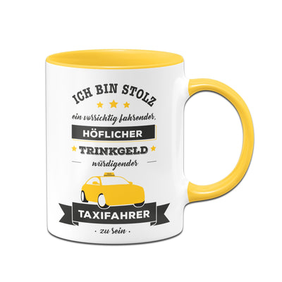 Bild: Tasse - Stolzer Taxifahrer Geschenkidee