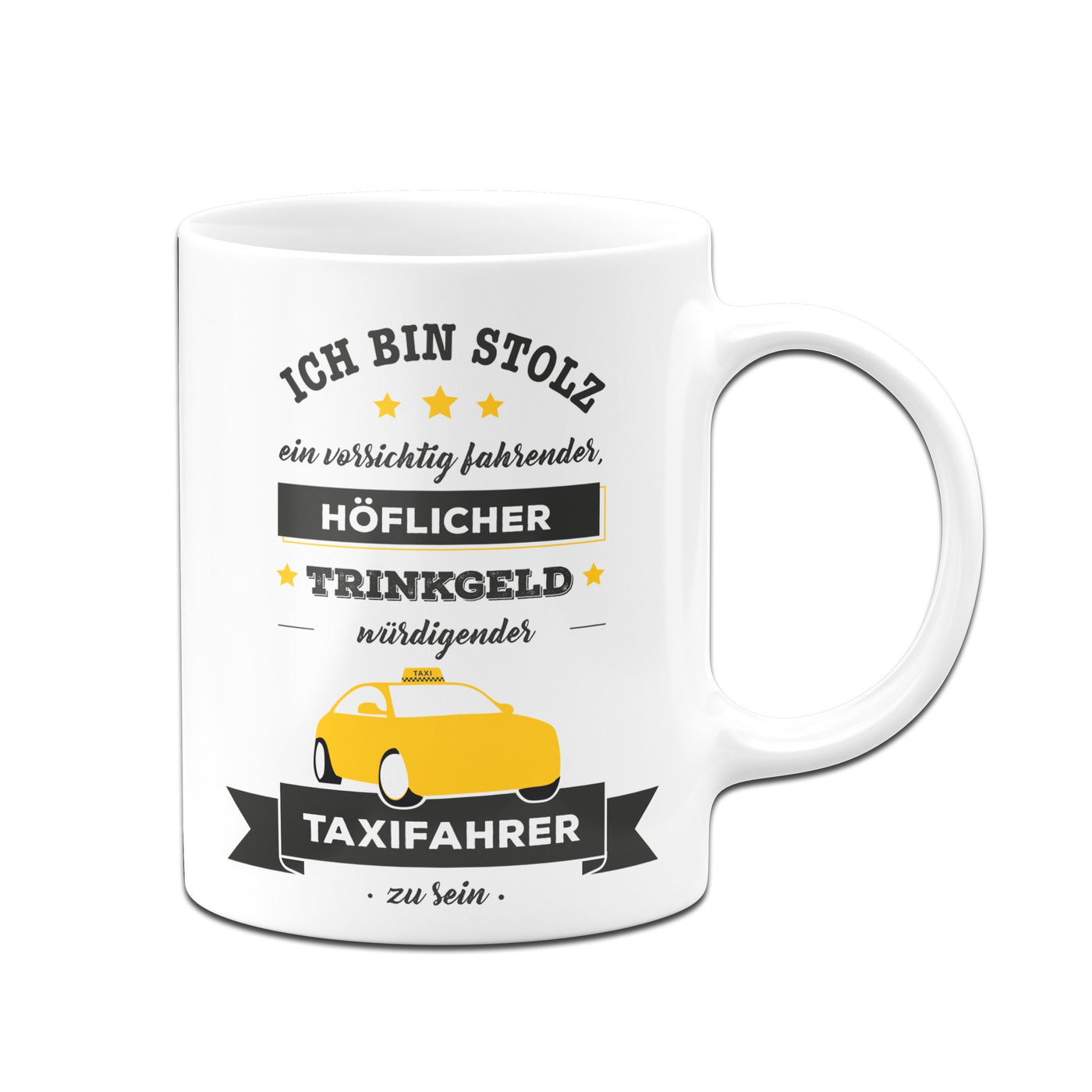 Bild: Tasse - Stolzer Taxifahrer Geschenkidee