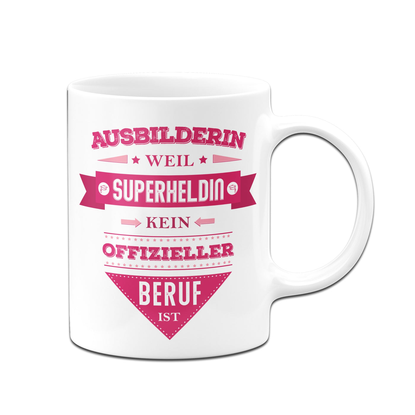 Bild: Tasse - Ausbilderin weil Superheldin kein offizieller Beruf ist Geschenkidee