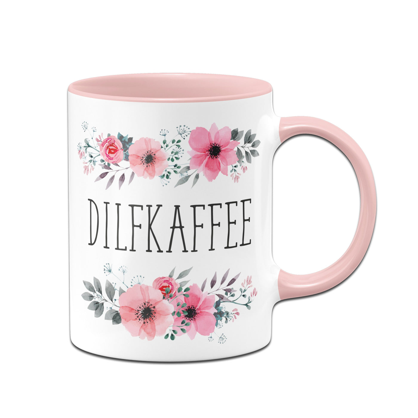 Bild: Tasse - Dilfkaffee - blumig Geschenkidee