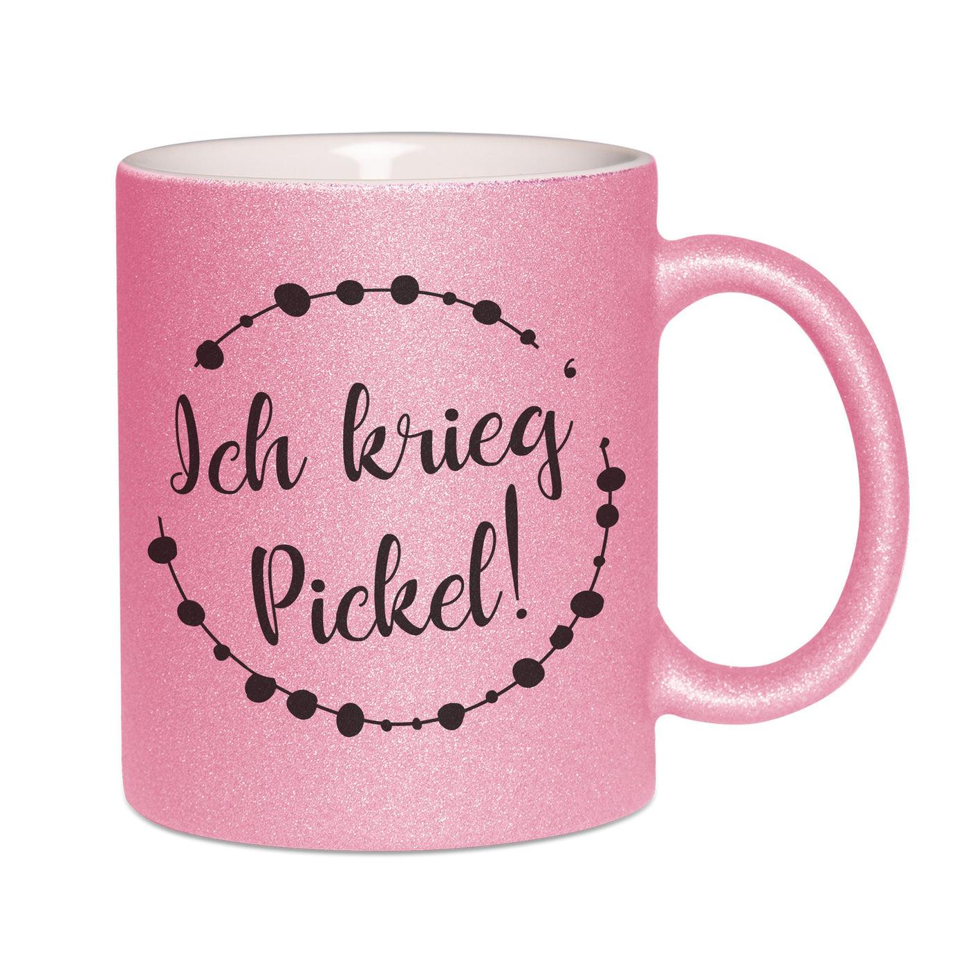 Bild: Glitzertasse - Ich krieg Pickel! Geschenkidee