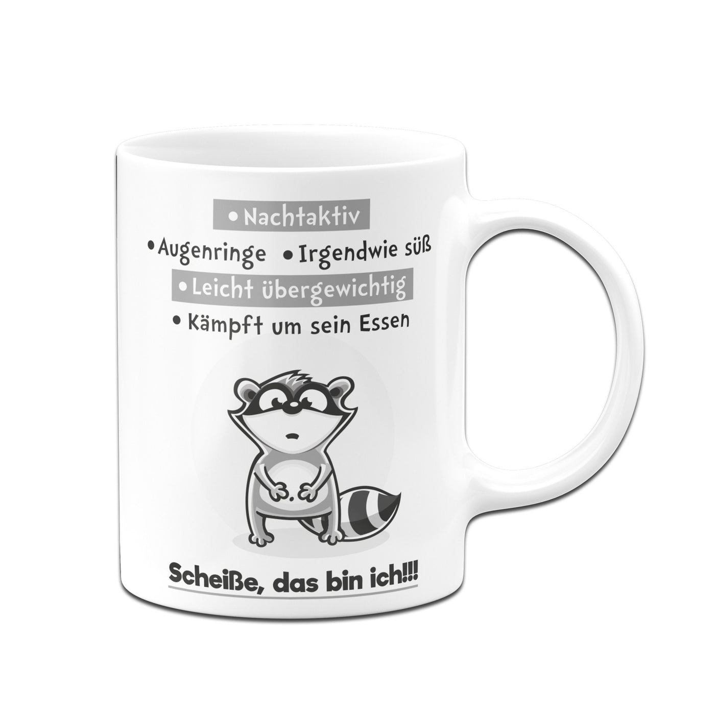 Bild: Tasse - Scheiße das bin ich Geschenkidee