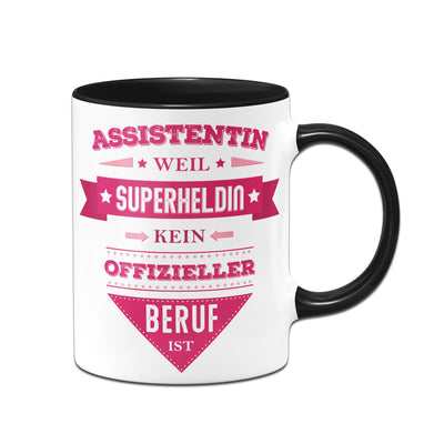 Bild: Tasse - Assistentin, weil Superheldin kein offizieller Beruf ist. Geschenkidee